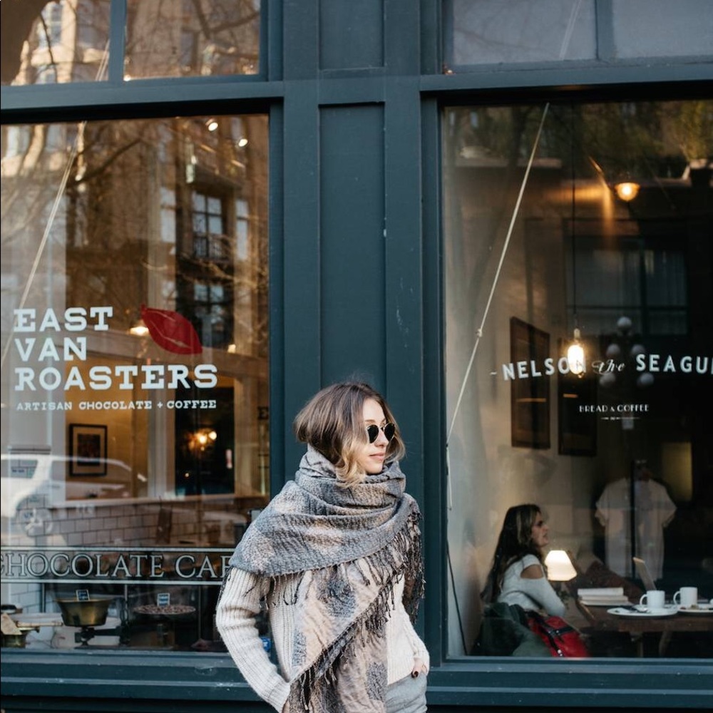 Aritzia blanket scarf